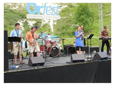 The band at Orfest